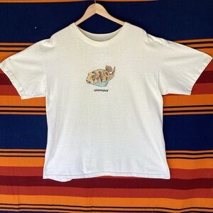 Vintage ecosport Green peace puffer fish t shirt made in USA